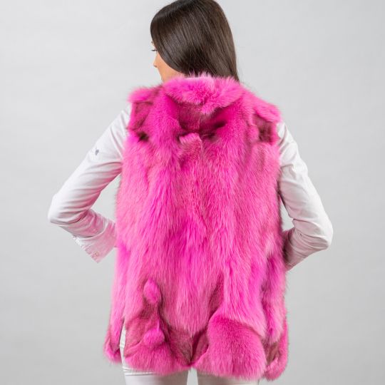 Special Fawn Light Fox Fur Vest