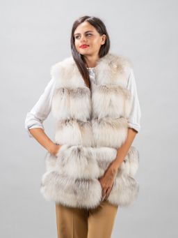 Special Fawn Light Fox Fur Vest