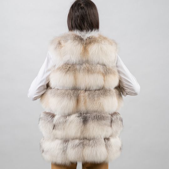 Special Fawn Light Fox Fur Vest