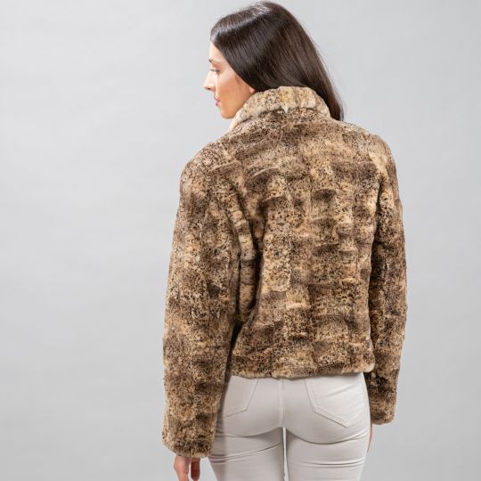 Geschorene Platinum Arcticfuchs KurzeJacke