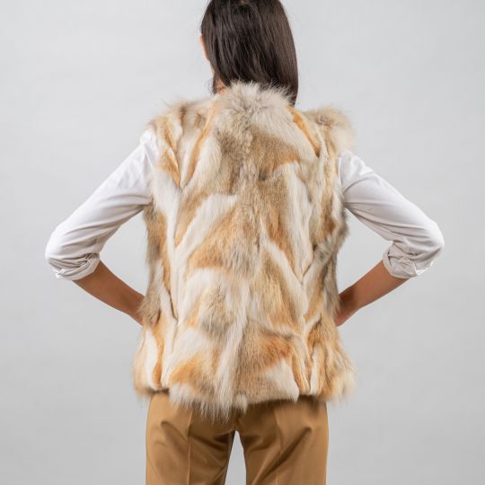 Real Coyote Fur Vest