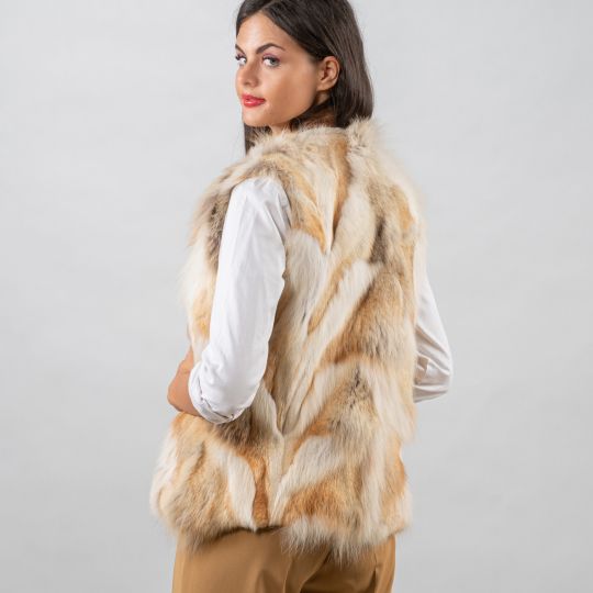 Real Coyote Fur Vest