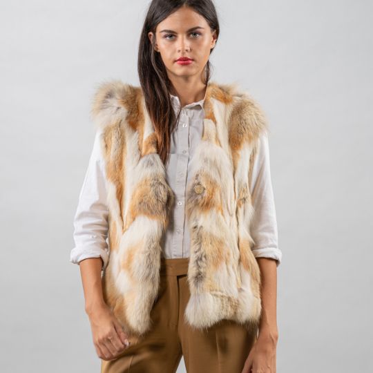 Real Coyote Fur Vest