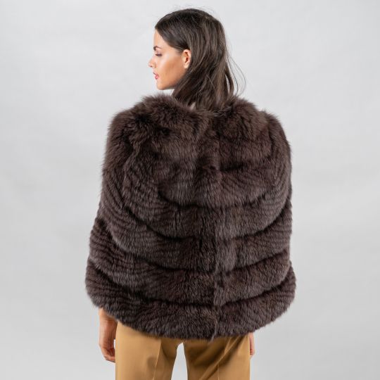 Special Brown  Fox Fur Stole Unique