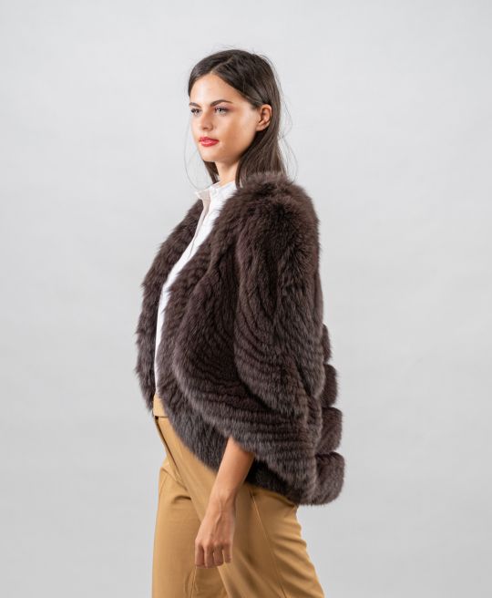 Special Brown  Fox Fur Stole Unique