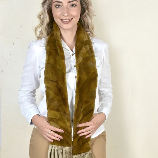 Light Pink Fox Fur Vest