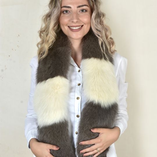 Light Pink Fox Fur Vest