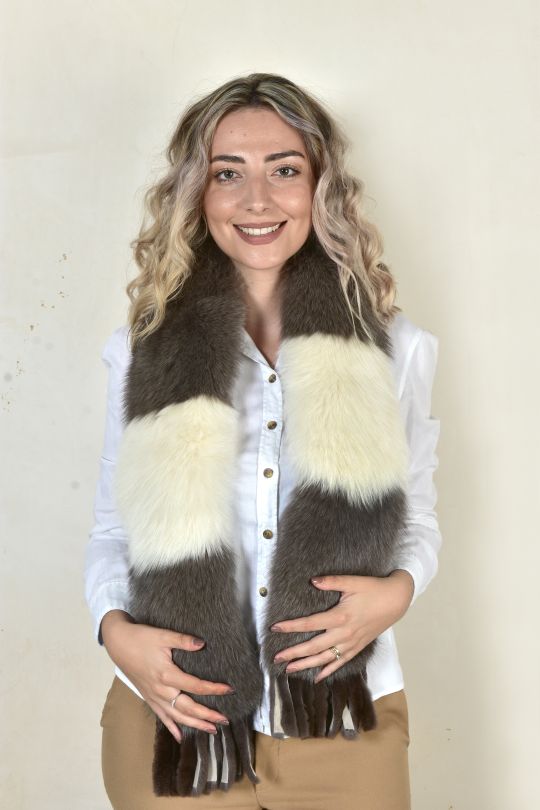 Light Pink Fox Fur Vest