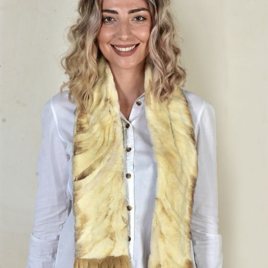 Light Pink Fox Fur Vest