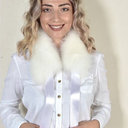 Light Pink Fox Fur Vest