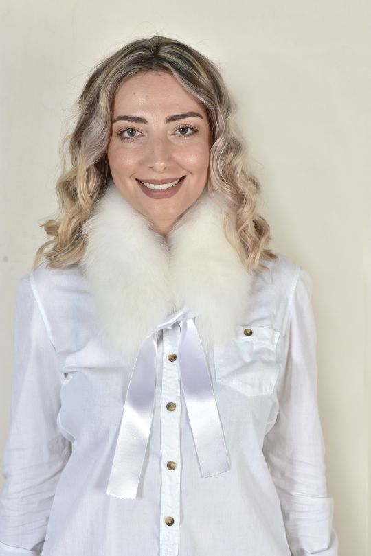 Light Pink Fox Fur Vest