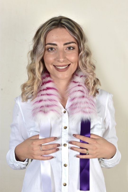 Light Pink Fox Fur Vest