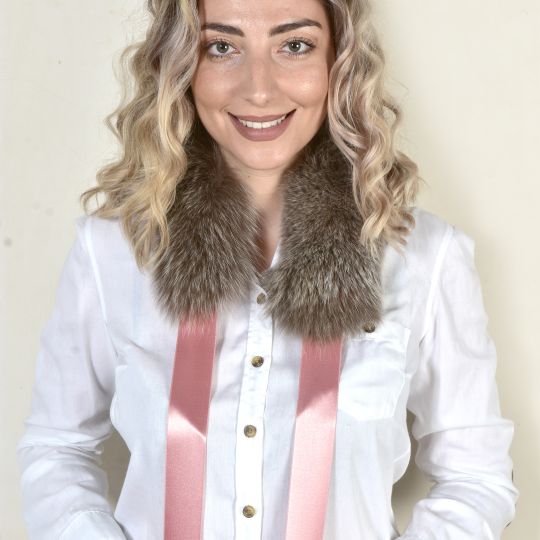 Light Pink Fox Fur Vest