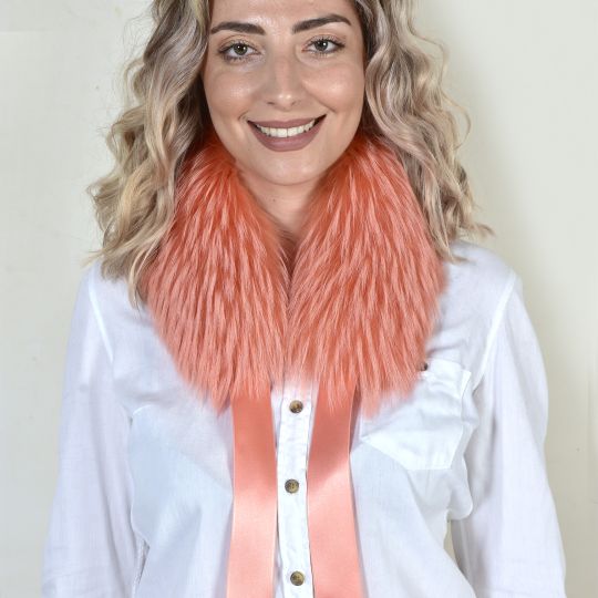 Light Pink Fox Fur Vest