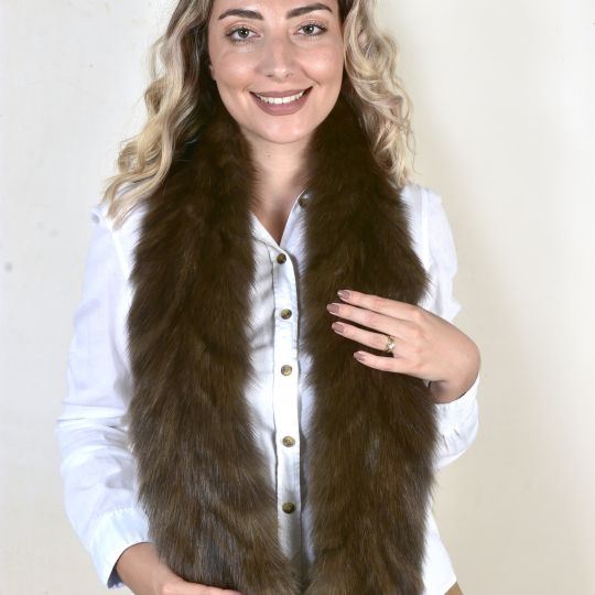 Light Pink Fox Fur Vest