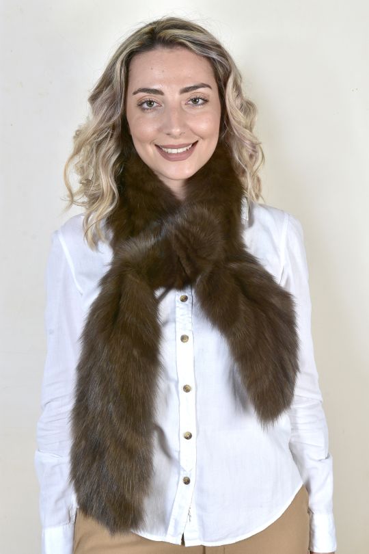 Light Pink Fox Fur Vest