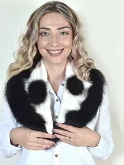 Special Turquoise Fox Fur Collar