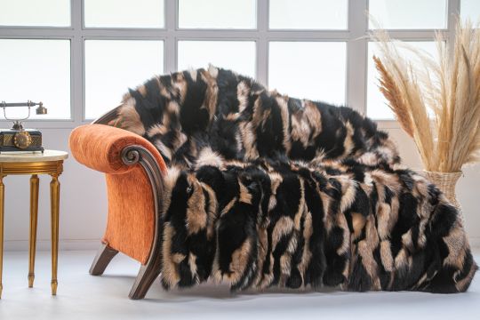 Scandinavian Fox Fur Blanket