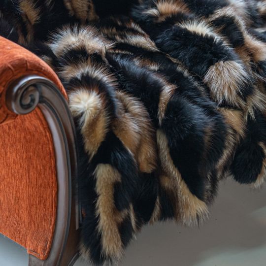 Scandinavian Fox Fur Blanket