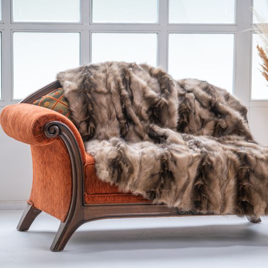 Scandinavian Fox Fur Blanket