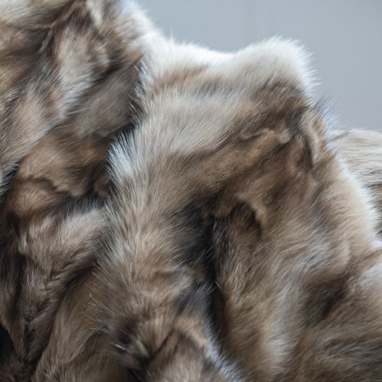 Scandinavian Fox Fur Blanket