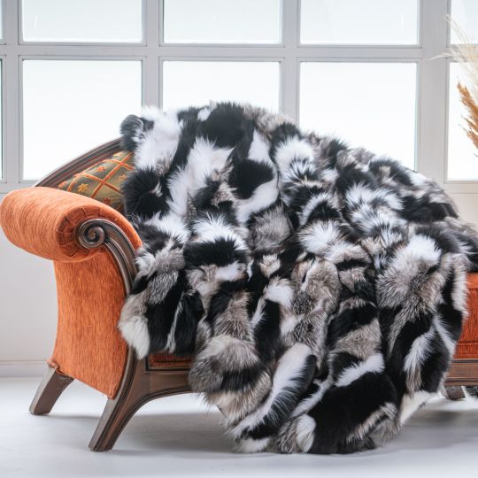 Sable Fur Throw Blanket