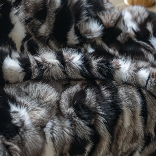 Sable Fur Throw Blanket