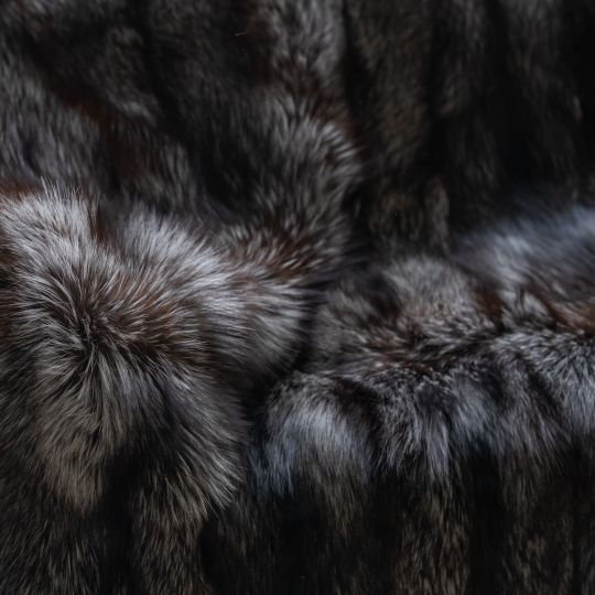 Sable Fur Throw Blanket