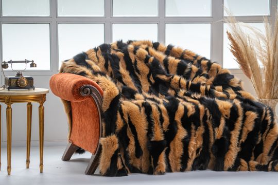 Scandinavian Fox Fur Blanket