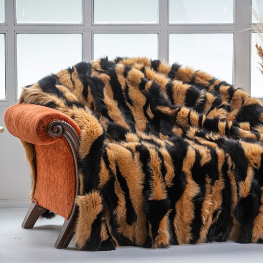 Scandinavian Fox Fur Blanket