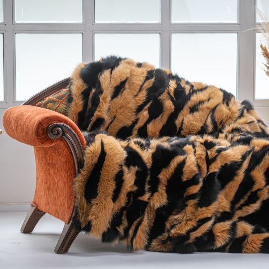 Scandinavian Fox Fur Blanket