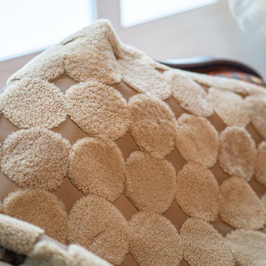 Real Sheepskin Fur Throw Blanket