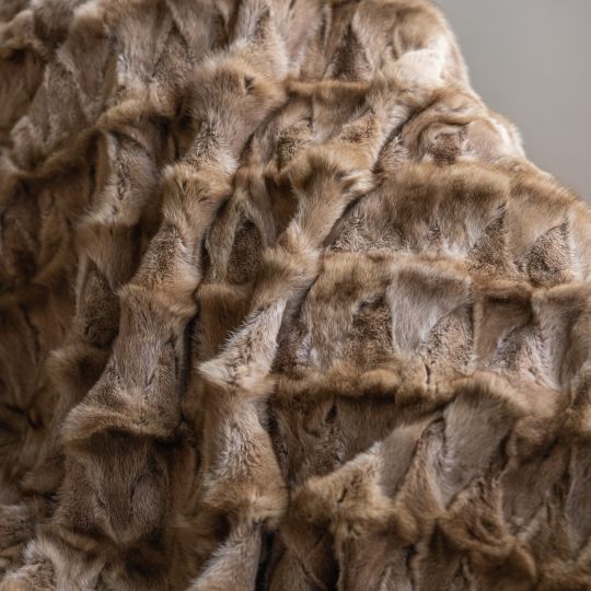 Tortora Sable Fur Throw Blanket