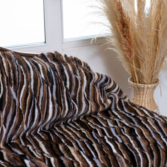 Scandinavian Mink Fur Blanket