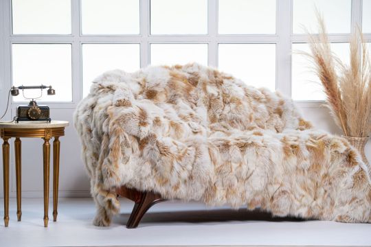 Scandinavian Mink Fur Blanket