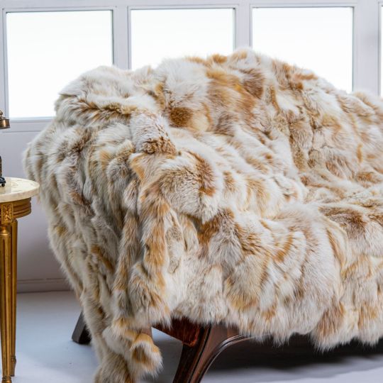 Scandinavian Mink Fur Blanket