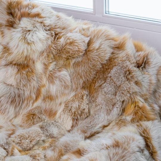 Scandinavian Mink Fur Blanket