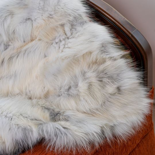 Scandinavian Mink Fur Throw Blanket