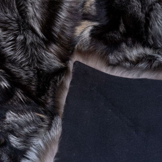 Scandinavian Mink Fur Throw Blanket