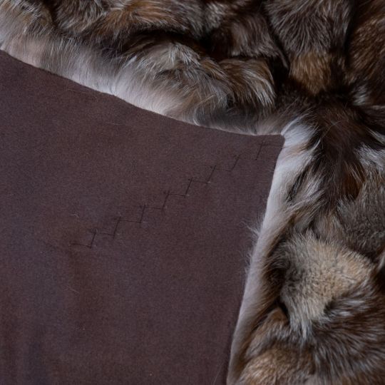 Scandinavian Mink Fur Throw Blanket