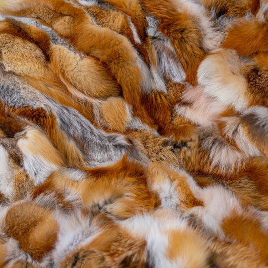 Scandinavian Mink Fur Throw Blanket