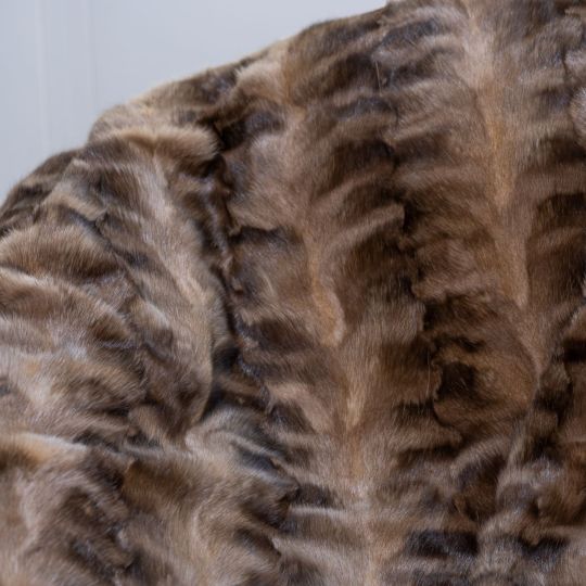 Scandinavian Mink Fur Throw Blanket