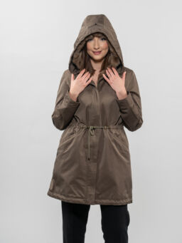 Insulated parka with Sable Lining